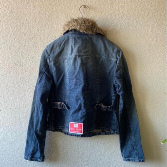 Vintage Rustic Denim Jacket - Picture 4 of 5